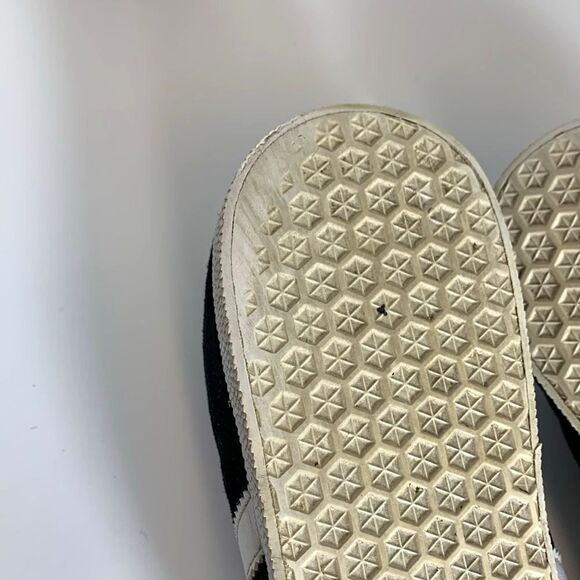 Adidas Originals Gazelle Black Suede White Trim Unisex Size M9.5/W10.5 - Picture 9 of 14